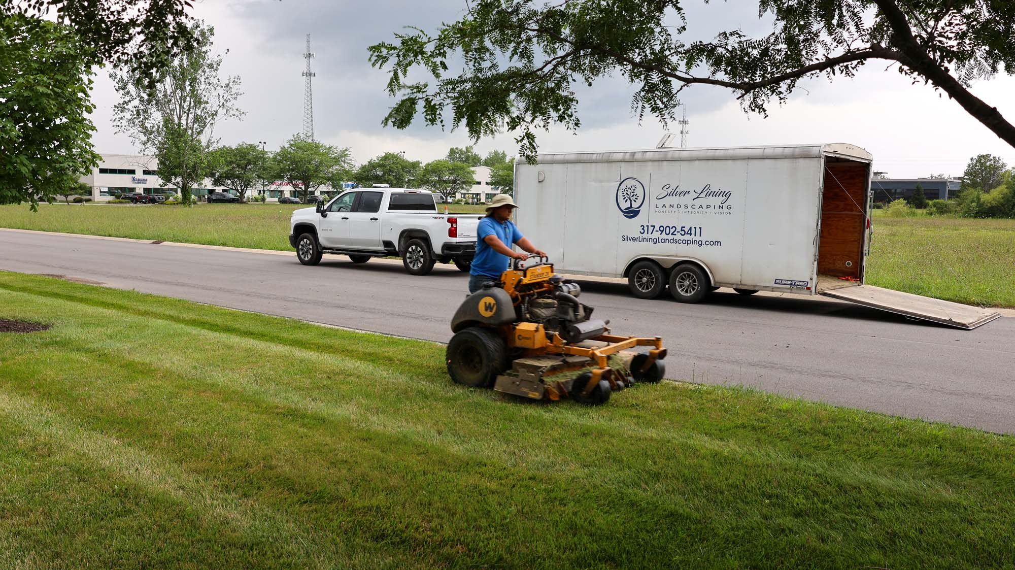 Mowing Grass